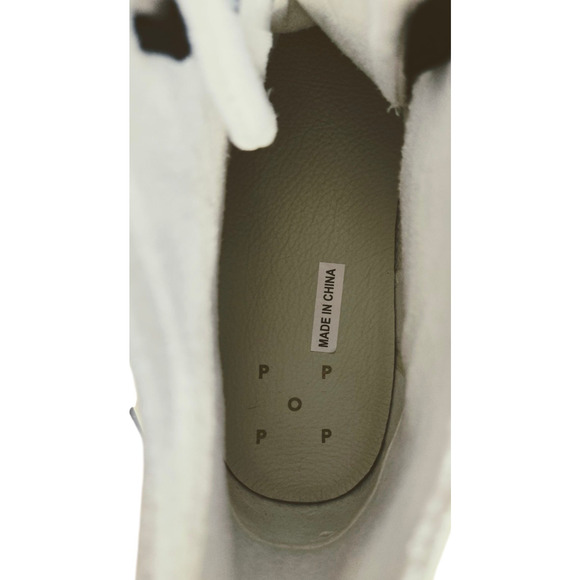 RARE NEW Converse Jack Purcell High x Pop Trading Company Egret 170543C MENS 10 - Picture 9 of 10